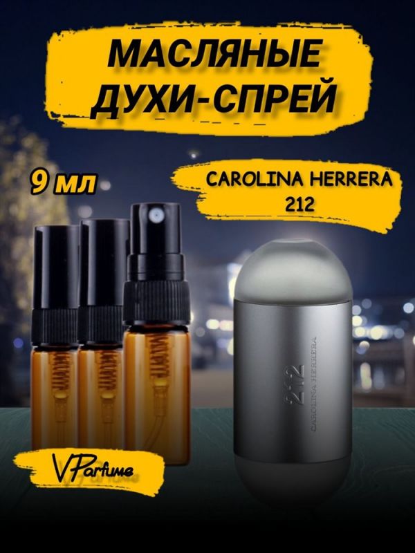 Perfume oil spray Carolina herrera 212 (9 ml)
